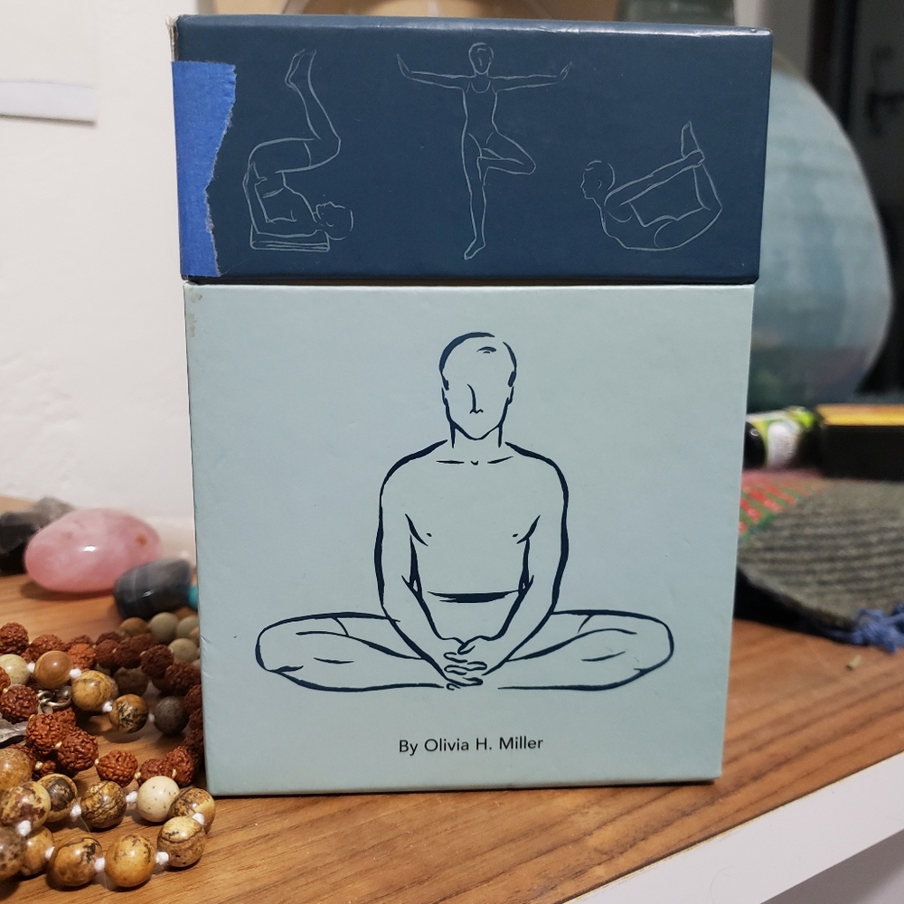 Yoga instruction oracle cards deck